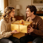 UoeRing Gold Extra Large Gift Box 2Pcs 22x17x9 inch,luxury Gift Box with Lid for Presents Birthday Christmas Valentine's Day (Includes Pull Bows,Card,Envelope,Filler) - Image 7
