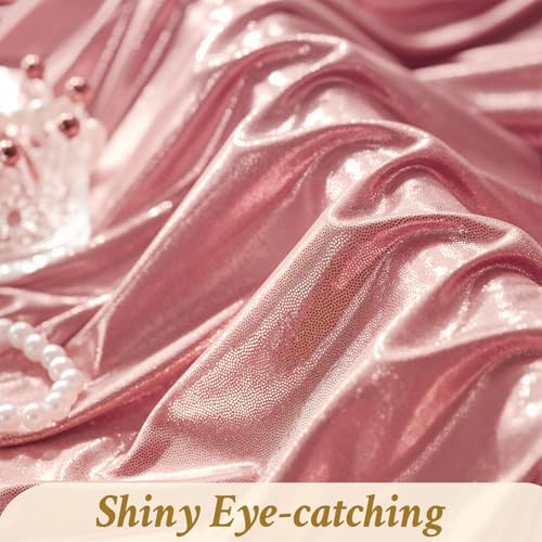 20ft x 10ft Rose Gold Sequin Backdrop Curtains for Party Wedding Shimmer Curtain Backdrop Prom Sparkly Glitter Fabric Photo Backdrop Drapes for Birthday Party Photography Baby Shower 5x10FT, 4 Panels - Image 6