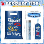 Resurhang 200 Pcs Anti Bullying Items Gifts, Respect No Bullying Favors - Image 2