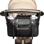 miss fong Universal Stroller Organizer with Insulated Cup Holder Stroller Caddy Baby Storage Bag with Adjustable Strap, Fits for like Uppababy, Baby Jogger, Britax, Umbrella by missfong