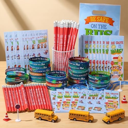 Resurhang 200 Pcs School Bus Safety Items Bulk, School Bus Driver Gifts - Image 3