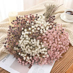 Pink Babys Breath Artificial Flowers, Pink Fall Decor, Dusty Rose Flowers - Image 3