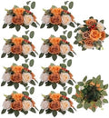 BLOSMON Terracotta Flowers for Wedding Centerpieces: 10 Pcs, Faux Rose by Blosmon