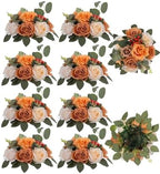 BLOSMON Terracotta Flowers for Wedding Centerpieces: 10 Pcs, Faux Rose by Blosmon