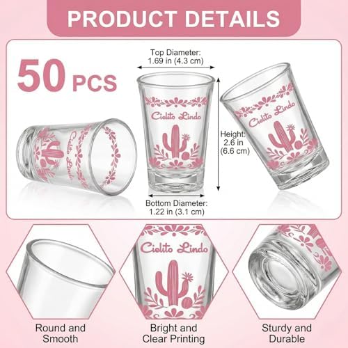 50 Sets Cielito Lindo Baby Shower Favors for Guests - Image 2