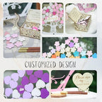 Personalized Wedding Guest Book Alternative, Cherry Blossom Drop Box Frame - Image 7