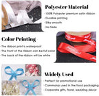 Personalized Ribbon Custom Pre-Cut Ribbon with Name/Photo/Text for Favors Wedding Invitation Baby Shower Birthday Party Wrap Gift Box-50 Yards - Image 2
