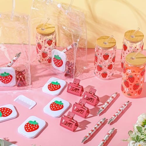 Daifunli 6 Set Sweet Strawberry Baby Shower Prize Gift for Winner Guest - Image 6
