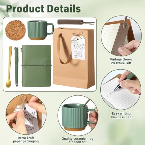 QOUBAI 6 Sets Baby Shower Winner Gifts with Mugs and Kraft Bags, Green - Image 4