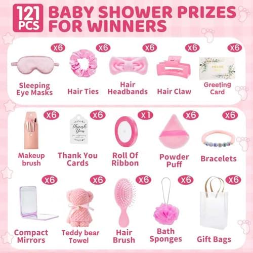 121 PCS Baby Shower Prizes for Winners Gifts Party Favors Bridal Shower - Image 2