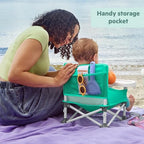 Bright Starts Disney Princess Ariel Pop 'N Sit Portable Booster, Indoor/Outdoor Use, Floor Seat with Feeding Tray, 6 Mos - 3 Yrs - Image 5