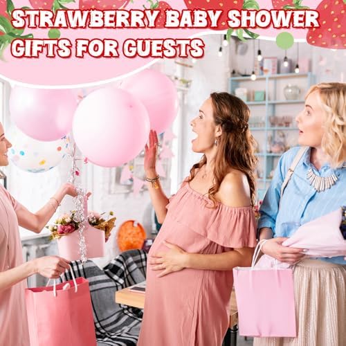 50 Sets Strawberry Baby Shower Favors for Berry Sweet Baby In Bloom Theme - Image 4
