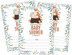 Pack of 30, Boy/Girl Baby Shower Party Collection, Baby Shower Invitation Cards, Fill in the Blank Invites WIth Envelopes, Fox Theme Party Supplies-a - Image 6