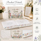 Wedding Guest Book,10.2x8.2in Linen Guest Book - Image 7