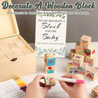 wookidel 72PCS Baby Shower Games Kit, Baby Blocks for Baby Shower - Image 5