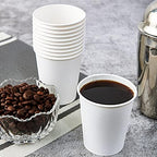 Turbo Bee Disposable Paper Coffee Cups 16oz, 210 Pack White Paper Cups,Disposable Hot Drinking Cups - Image 2