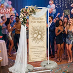 Yebo Wedding Welcome Sign Stand, Adjustable Display Easel with Carry Bag - Image 5