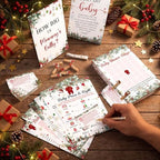Funnymoom 426 Pcs Christmas Santa Baby Shower Games, 8 Set for Boys Girls - Image 2