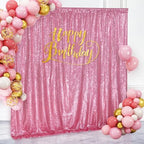 Blush Pink Sequin Backdrop Glitter Backdrop Curtains 10ft x 10ft Glitter Background for Party Baby Shower Wedding Decorations - Image 5