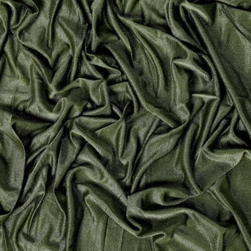Pack of 5 Yard Chiffon Drapery Fabric, 60" Wide, Multiuse - Olive Green - Image 5