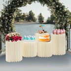 Cylinder Cardboard Stands for Party, Set of 5 - 11.8"+15.7" - Image 5