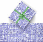 AOFUN Wrapping Paper One Roll Custom Gift Tissue Paper Roll First Birthday Wrapping Paper Boy Personalized Logo Gift Custom Wrapping Paper Picture 5 Rolls 58" x 23" - Image 2