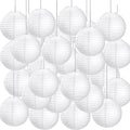 Treela 90Pack White Chinese Paper Lantern for Wedding Party Decor, 8 Inch by Treela