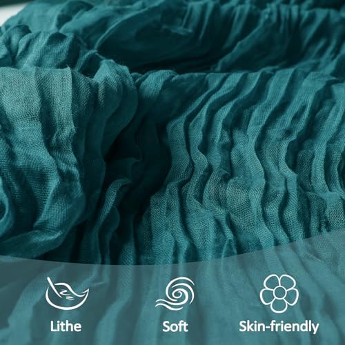 12 Pack 35 x 120 Inch Teal Table Runner Cheesecloth 10Ft - Image 5