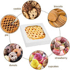 Moretoes 45pcs Pie Boxes 10 Inch, Auto-Popup Bakery Boxes with Window, - Image 5