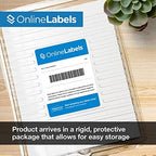 OnlineLabels 2.625" x 1" Labels - Clear Gloss - Inkjet - 250 Sheets - Image 5