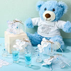 Pickmesh 50 Sets Baby Shower Shot Glasses for Guests Include We Can Bearly Wait Acrylic Shot Glasses It's a Boy Bear Cards Bags for Boy Gender Reveal Party Favors Supplies - Image 5