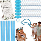 Capoda 64 Pcs Pacifier Fishing Baby Shower Games with Blindfolds by Capoda