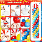 2Set Carnival Circus Balloon Column Stand Kit Circus Theme Party Decoration - Image 4