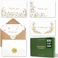 Thank You Cards with Envelopes Bulk 100 Pack 4x6 Blank by Unknown