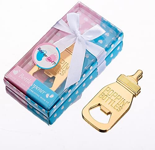 24Pack Baby Bottle Openers for Baby Shower Favors Gifts, Boy or Girl Gender Reveal Party Favors,Poppin Bottles Openers with Gifts Box used for Guests Gender Reveal Party Favors Souvenir Return Gift - Image 7