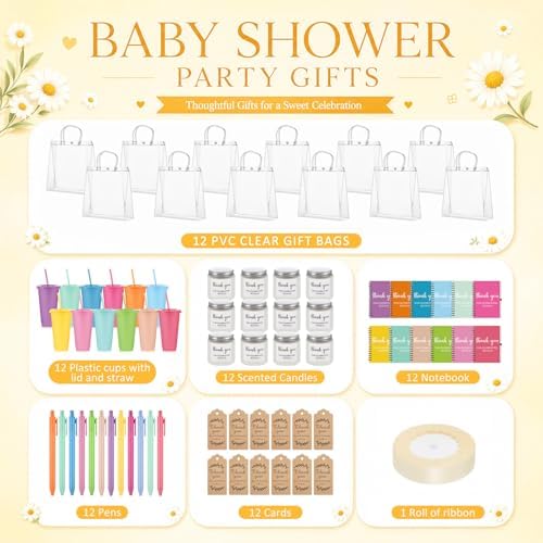 Nuogo 12 Sets New Parent Shower Prizes, Colorful, Classic Style - Image 3
