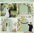 Arttown 7.2FT Arch Backdrop Stand and Green Arch Cover Set - Image 7