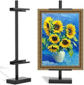 Adjustable Tabletop Easel Stand, Picture Easels for Display Up to 29" H, Metal Picture Frame Holder Stand Table for Art, Photo (Black) by Victawks
