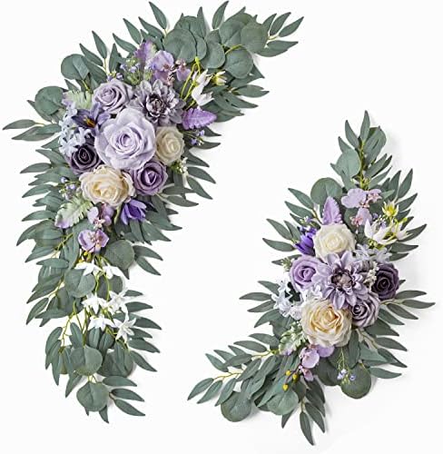 ponatia Artificial Wedding Arch Flowers Set of 2 by ponatia