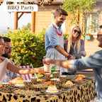 Funnymoom 452 Pcs Leopard Print Birthday Party Decoration Supplies Serve 50 - Image 4
