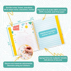 Baby Memory Book - Libro de Recuerdos para bebé Mi Primer Añito - Photo Album Spanish - First Year Keepsake Milestone Hardcover - Scrapbook, Stickers, Slip Case - Regalo - Image 3