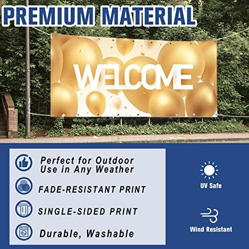 Custom Banners and Signs Customize Outdoor with Photo Text, Personalized Banner for Business Birthday Graduation Parties Indoor 6'x4' - Image 3