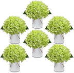 Light Green Flower Table Centerpieces - Set of 6 by DIYDOFUN