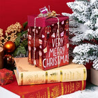 WRAPAHOLIC 30 Inch Jumbo Reversible Nutcracker Christmas Wrapping Paper - 30 Inch x 100 Feet Jumbo Roll Merry Christmas Nutcracker Wrapping Paper with Metallic Foil Shine for Xmas Holiday, Party - Image 6