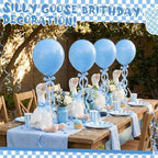 Chunful 10 Set Blue One Silly Goose 1st Birthday Decoration 11.8 Inch - Image 2