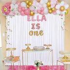 Sequin Backdrop Curtains 10ft x 10ft White Background Drapes - Image 2