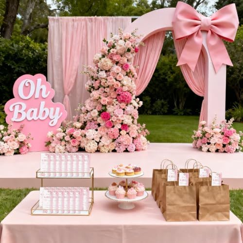 60 Sets It's a Girl Pens for Guests Girl Party Favors Retractable Ballpoint Pen with Bookmarks Black Ink Gender Reveal Souvenirs Prizes Supplies - Image 6