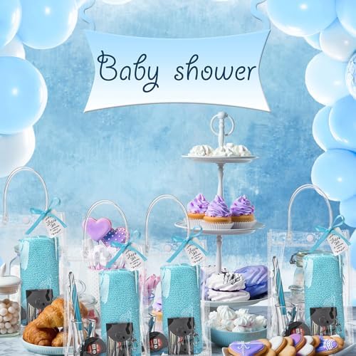 Leinuosen 6 Sets Baby Shower Game Prizes for Men with Cleaning Cloth Bottle Opener Screwdriver Tape Measuring Keychain Multi Tool Pen Gift Bag Baby Shower Prizes for Winner Birthday Bachelor Party - Image 6