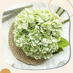 Yatim 21In Light Green Artificial Hydrangea Flowers with Stems 5 Pcs - Image 5