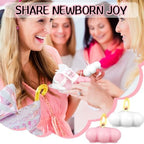 Treela 24 Sets Cloud Tealight Candles Party Favors, Classic, Pink and White - Image 3